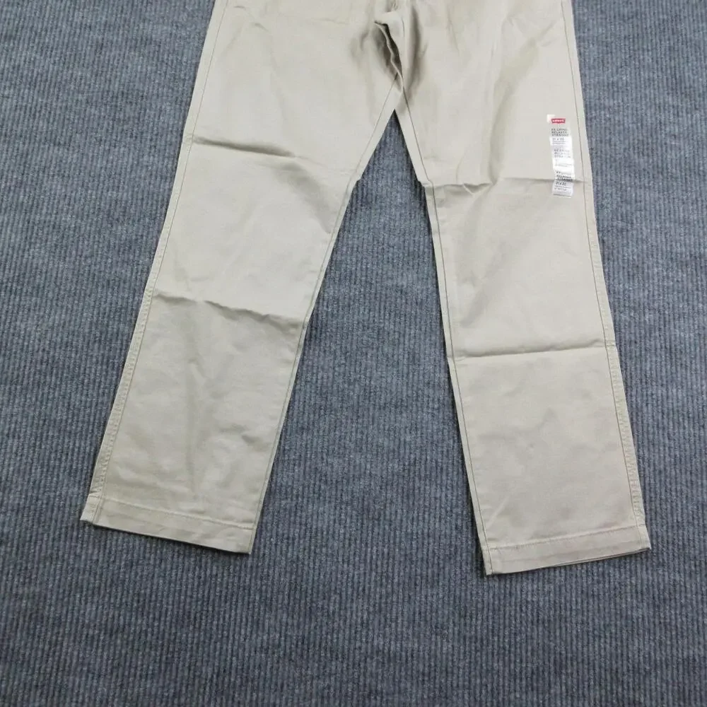 Levi's Pants Mens 31x32 Beige XX Chino Relaxed Straight Flat Front 32x31* NWT